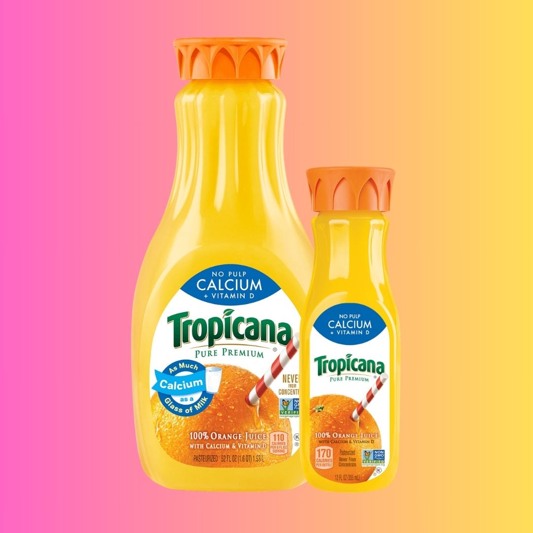 Tropicana orange juice with vitamin D